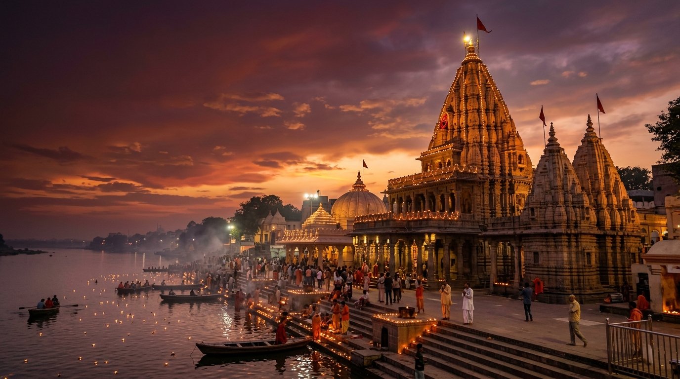Mahakaleshwar Temple Twilight, Ujjain